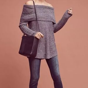 Moth Anthro Lucerne Off The Shoulder Sweater Tunic Size XS